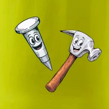 Parové triko - Kladivo a hřebík