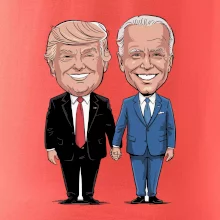 Trump a Biden - velký kamarádi