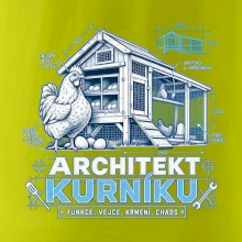 Architekt kurníku technický výkres