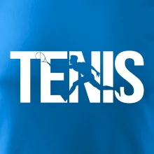 Tenis nápis silueta