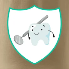 Zoubek na prsu - zrcátko