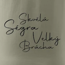 Velký brácha - nápis na zádech