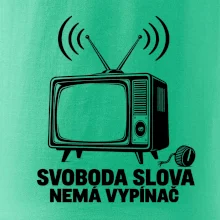 Svoboda slova nemá vypínač retro televize