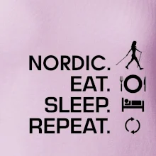 Nordic walking eat sleep