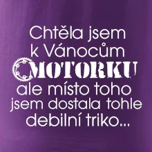 Chtěla jsem dostat motorku - Vánoce