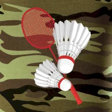 Badminton - pálka a košík