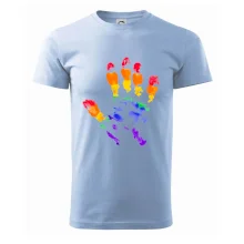 LGBT hand print