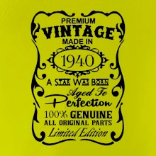 Vintage Etiketa - 1940