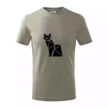 Origami kočka z boku