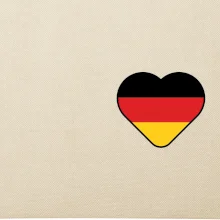 Germany love malé - Německá vlajka