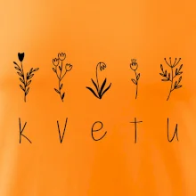 Kvetu - Nápis s květinami