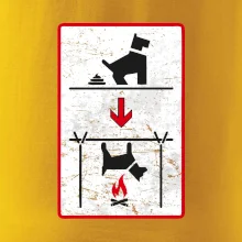 Tričko pro odpůrce sraní na chodníku