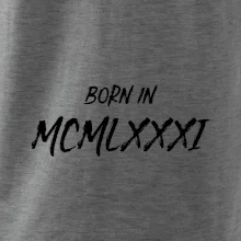 Born in - Římské číslo 1981