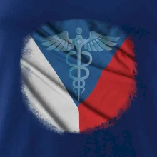 Hrdinové zdravotnictví - Česká vlajka (Pecka design)