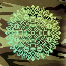 Mandala zelenožlutá