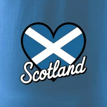Scotland Srdce s vlajkou