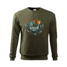 Folklor - slepice s kopretinou