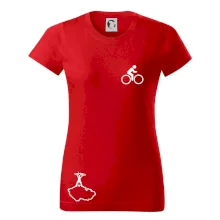 Mapa ČR + kolo na prsu