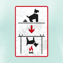 Tričko pro odpůrce sraní na chodníku