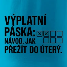 VÝPLATNÍ PÁSKA: Návod, jak přežít do úterý