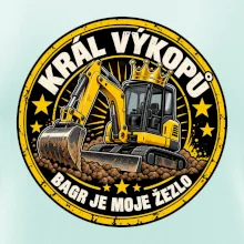 Král výkopů bagr je moje žezlo