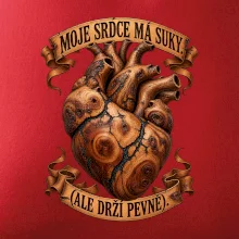 Moje srdce má suky ale drží pevně