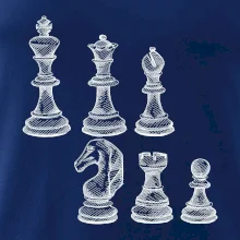 Šachové figurky kreslené