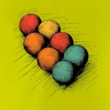 Petanque koule kresba