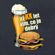 Pivo a burger vím co je dobrý