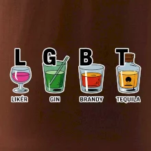 LGBT -  Likér, Gin, Brandy, Tequila