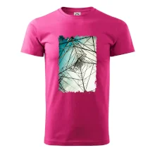 Barevné nebe - stožáry vysokého napětí