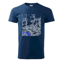 Praha 18200 - Mapa s vodními toky