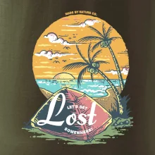 Beach camping get lost somewhere