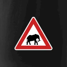Dopravní značka - Pozor slon