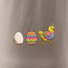 Evoluce vajíčka - velikonoce - slepice