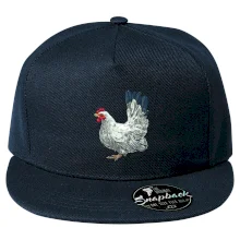 Slepice kreslená bílá