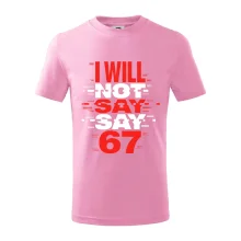 Červený - I Will Not Say SAY 67