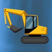 Bagr bez nápisu  z boku