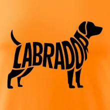 Labrador nápis v těle