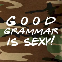 Good grammar is sexy