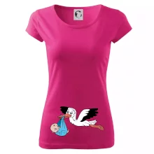 Čáp a miminko - kluk (Hana-creative)