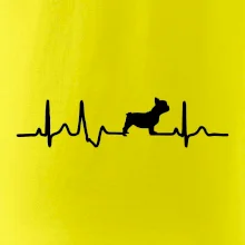 EKG Francouzský buldoček z boku