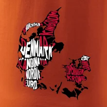 Mapy - názvy měst - Dánsko