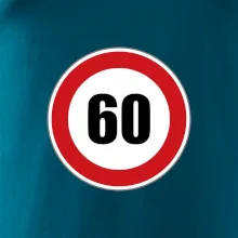Dopravní značka - omezení rychlosti 60
