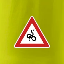 Dopravní značka - Pozor had
