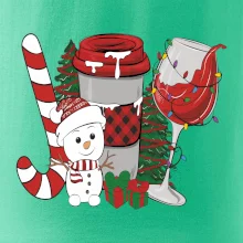 Vánoce, víno a sněhulák