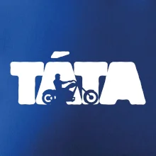 Táta nápis - motorka chopper