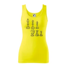 Šachové figurky kreslené