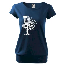 Disc golf pozor strom