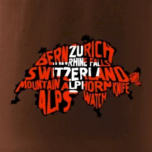 Mapy - názvy měst - Švýcarsko